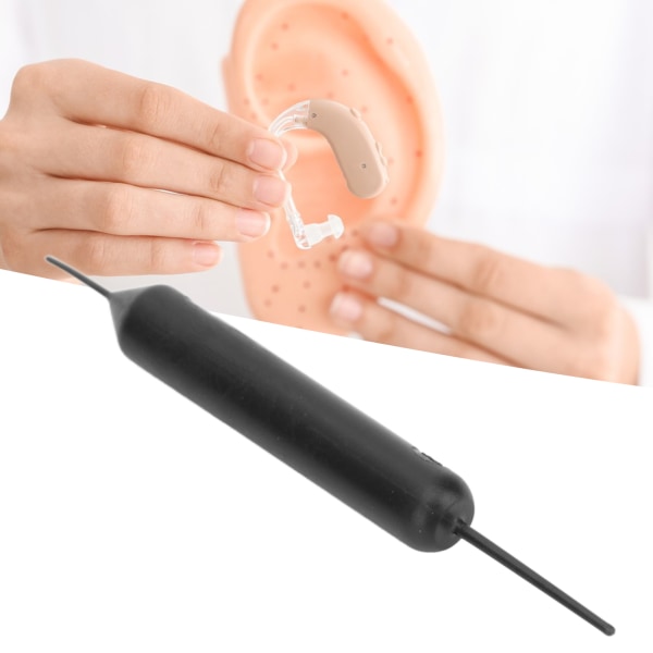 20 stk. Høreforstærker, korte nåle, bærbart rensesæt til høreforstærker til lydrør