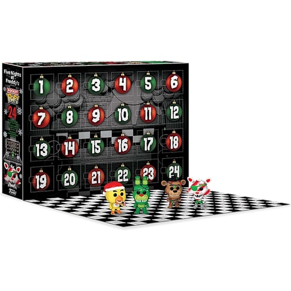 Funko Pop! Adventskalenteri: Five Nights at Freddy’s - 24 Päivän Joulukuun Laskenta Lahja, Adventskalenteri Yllätysjoululahja Lapsille