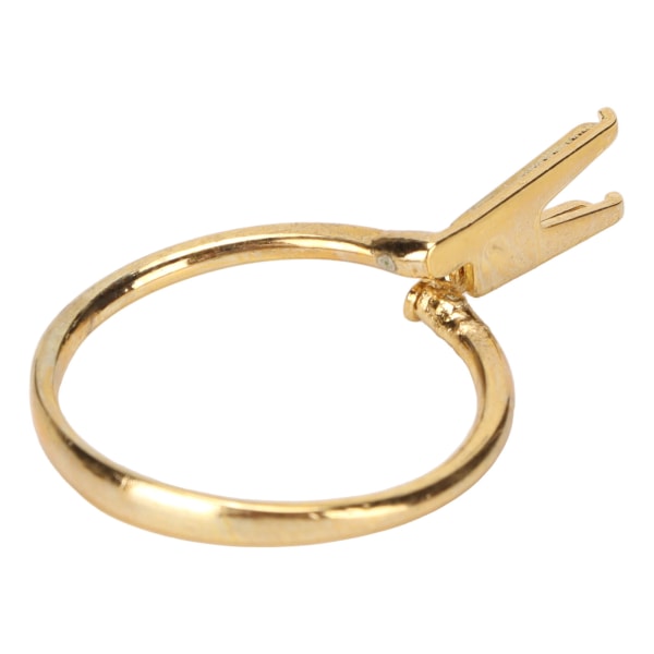 Ring Blank Support 4 Claw Form Visuellt stål Ring Spring Prong Tool för juvelerare Guld