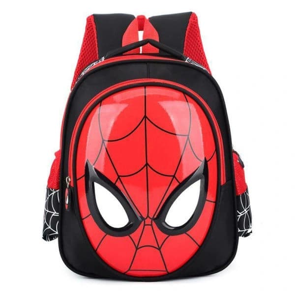 Barn Barn Drenge Spiderman Rygsæk Skoletaske Sort Sort Sort