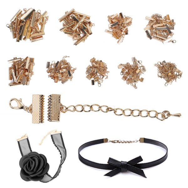 DIY Lobster Clasp Extension Chain Hale Chain Halskjede Armbånd DIY smykkesett tilbehør