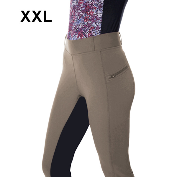 Ridbyxor för perfekt passform och oöverträffad hållbarhet - Ridsport khaki XXL