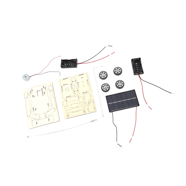 DIY Solar Model Car Kit Trådlös Fjärrkontroll Bil Utbildningsvetenskap Byggsatser för barn Typ A