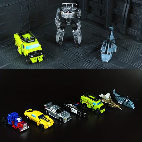Transformation Toy Robot Mini Big Car Model Set - Perfekt tilbehør til kreativ lek og fantasifuldt også