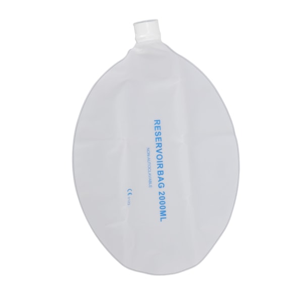 Emergency Breathing Bag Food Grade PP Sammenleggbar Luktfri Resuscitator Tilbehør Luftoppbevaringspose for respirator 2000ml
