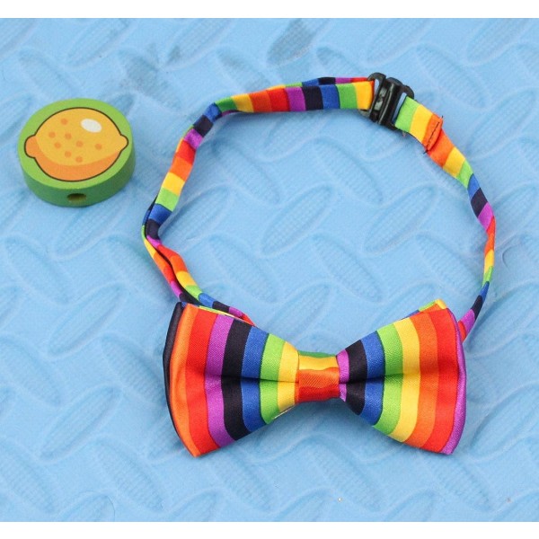 Child Kids hängslen fluga för pojkar och flickor Justerbar Rainbow 26 INCH (1 - 5 Year)