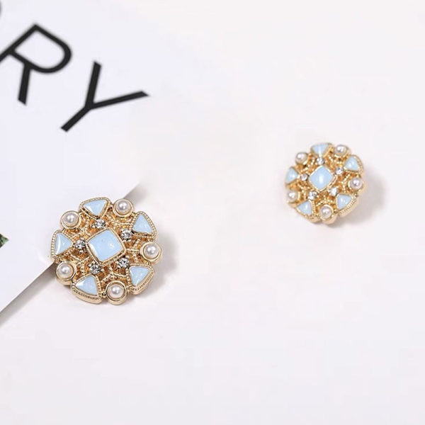 10 stk Perle Klædningsknapper Skjorteknapper HVID 18MM10ST 10ST hvid