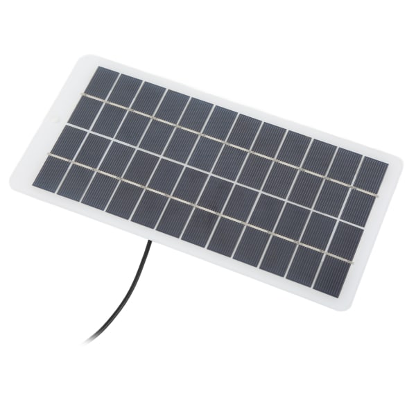 Solpanel Bærbar højeffektiv vejrbestandig solcelle oplader med DC-grænseflade til trafiklys 5W 12V