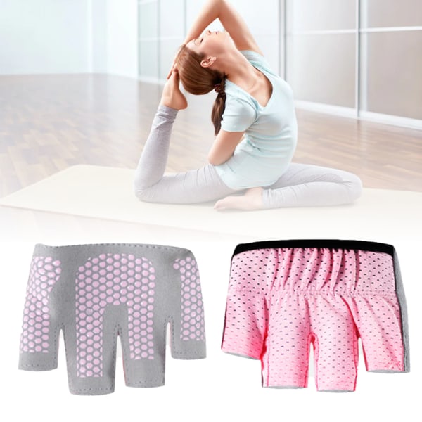 Kvinders Micro Yoga Pilates Handsker Anti Slip 4 Fingers Minimalistiske Halv Handsker til Fitness Workout