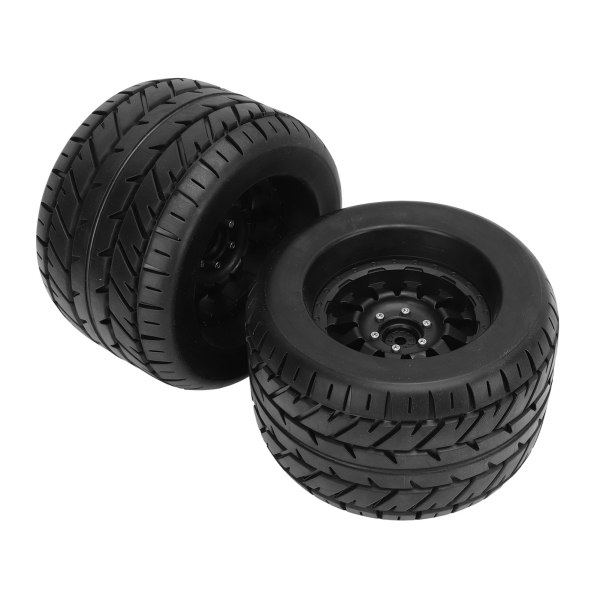 2st RC lastbilsdäck Gummi sexkantshjul med kopplingar för Arrma för Traxxas för HPI för Tekno MT410 1/8 Monster Truck typ B nav