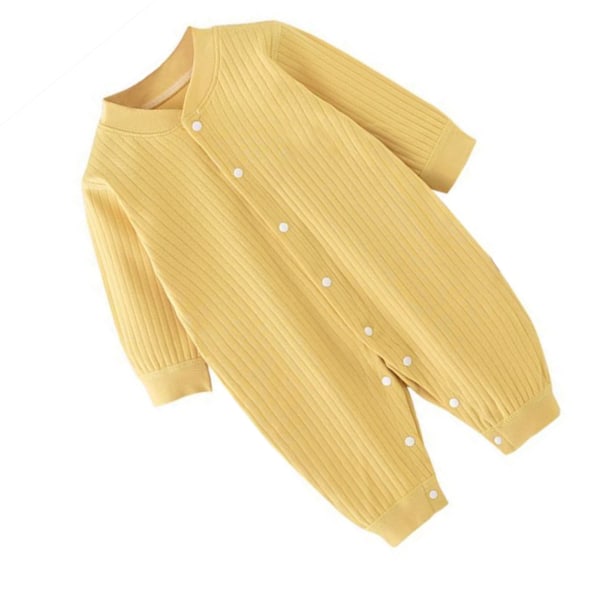 Baby Onesie långärmad bomullspyjamas unisex nattkläder för pojkar, flickor 66