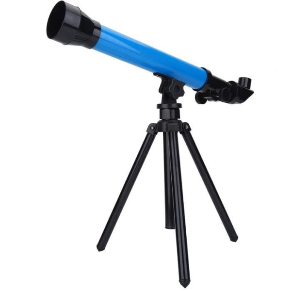 Barnteleskop Monokulärt rymdastronomiskt teleskop med stativ (blå) Optisk foto Blå