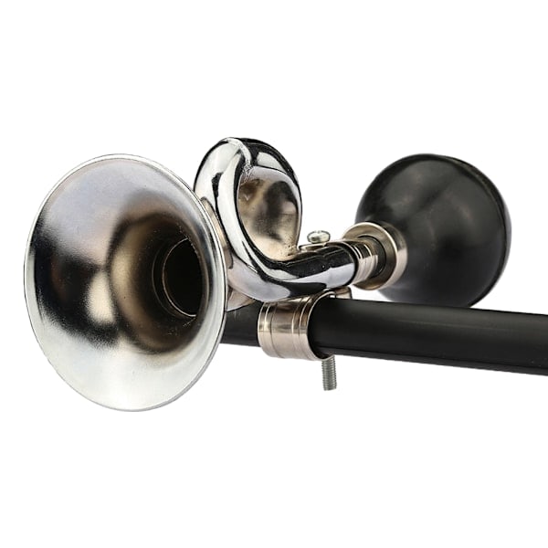 Retro Klassisk Metal Horn Bold Horn Mountainbike Horn Indendørs Horn med Justerbar Klemme til Styrbeslag