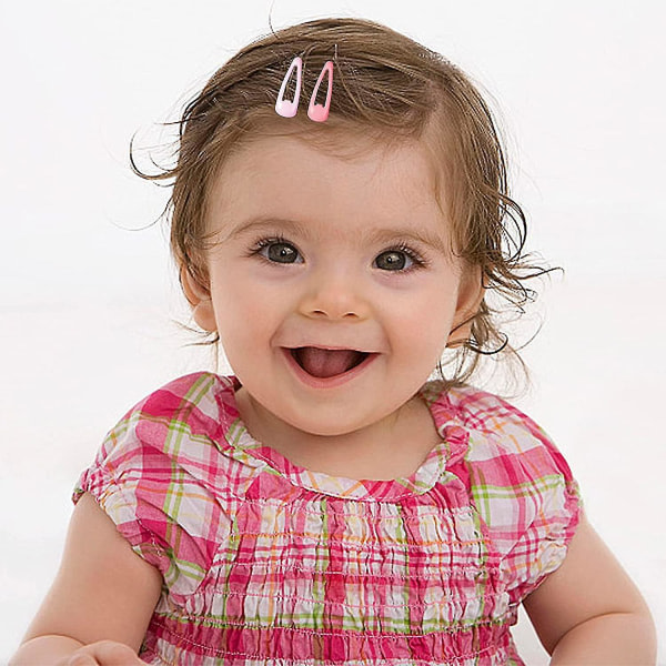 30 baby -3 cm metallhårklämmor for barn-Mini hårspänne