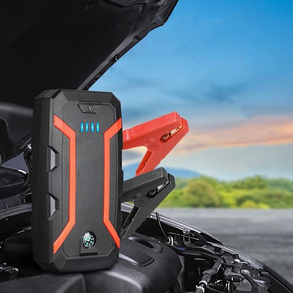 Nødstarter for bilbatteri - Start hjelp Jump starter 600