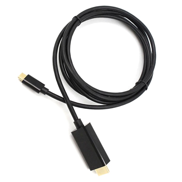 Type C til HD-kabel 5,9 fot lang 3840x2160 60Hz Stabil Plug and Play USB C til 4K-kabel for projektor TV-datamaskin