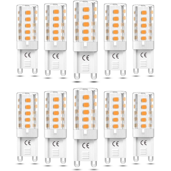 Paris_10 st G9 LED-lampa Dimbar 5W Varmvit 3000K G9 LED-lampor Halogenekvivalent 50W AC110/220V [Energiklass F]