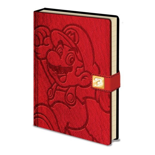 Super Mario Jump A5 Notebook A5 Röd Rød A5