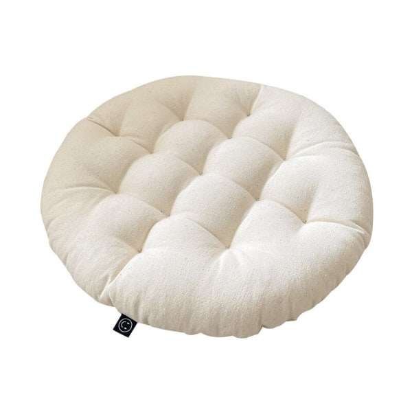 Stolputer i hvit farge - Dim: 40x40x6cm