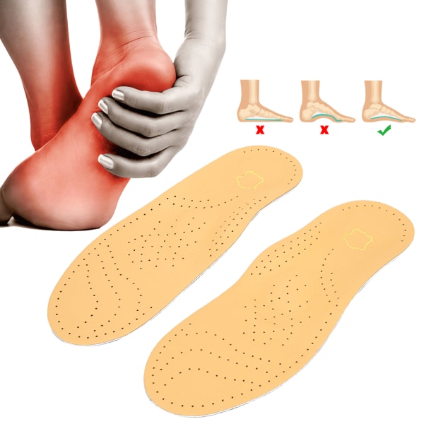 Ortopedinen jalkakaaren tukipohjallinen liukastumista estävä hengittävä jalkapohjallinen (keltainen) (41-42)