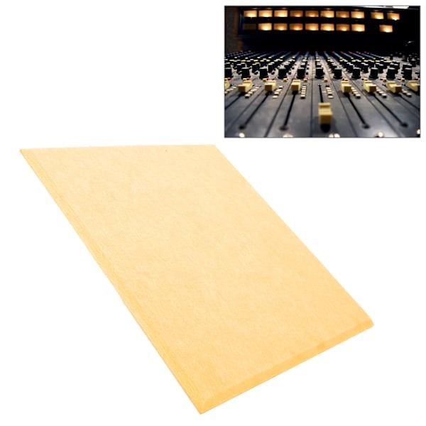 6 stk. Akustikpaneler Fortykket Reducerer Efterklang Lydisolerende Vattering Absorber (Orange)