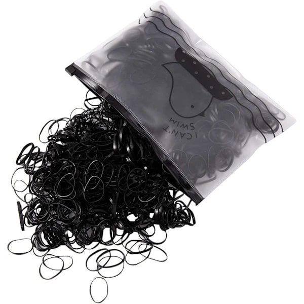 Mini elastiske hårstrikker Mini elastiske 800-pakning Mini hårstrikker små