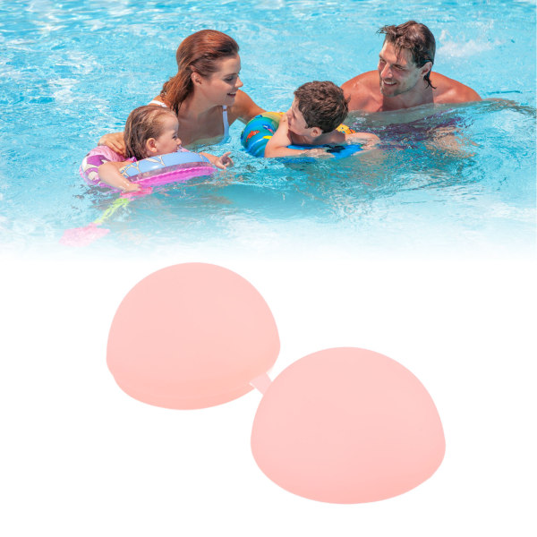 15 stk Genanvendelige vandballoner Hurtigfyld selvforseglende silikone Genopfyldelige vandbolde til børn Voksne Udendørs aktiviteter Sommerlegetøj Pool Strand Pink