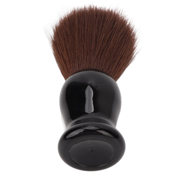 Miesten partaharja Pehmeä ruskea nylon Mukava mustakahvainen parranpuhdistusharja