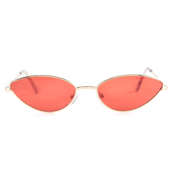 Moderigtige søde udsøgte solbriller Clear Lens Eyewear Solbriller til FemaleGold Red