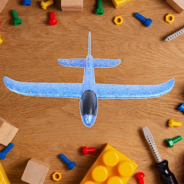 1 st Epp Skum Handkast Flygplan Utomhus Start Glidflygplan Leksak 34,5*32*7,8cm Roliga Leksaker