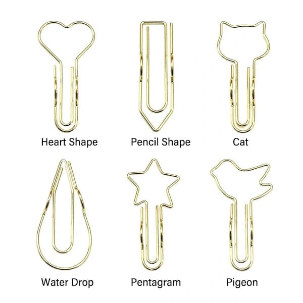 10 STK./Pose Penneholder Papirclips Kat Kat Kat
