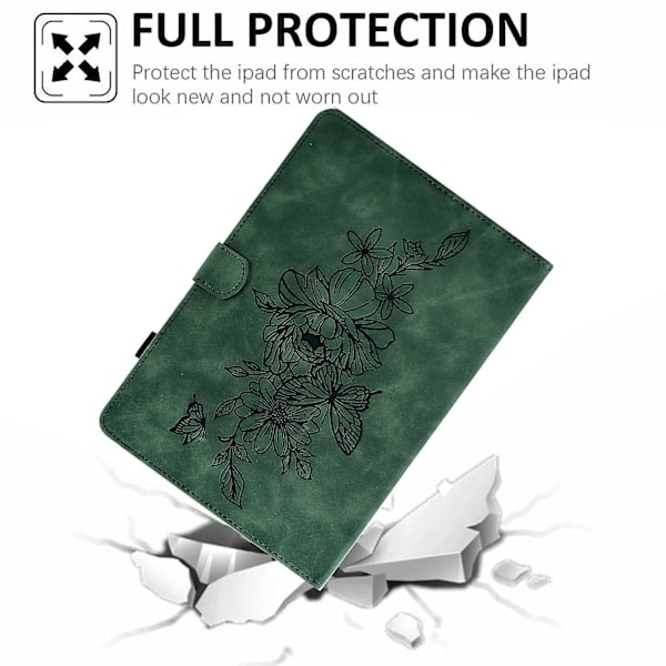 Til Samsung Tab A 10.1 T580/T585 (2016) præget fladt Samsung Galaxy Tab A 10.1 (201 Green