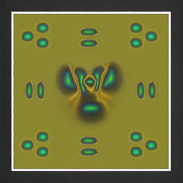 Magnetisk feltvisningsfilm, magnetisk feltdetektor til at se magnetfelter til videnskabeligt projekt T.pa