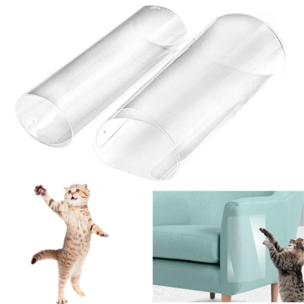 Kattskrapskydd för kattsoffa anti-scratch för soffa Kattskrapskydd (2 delar)