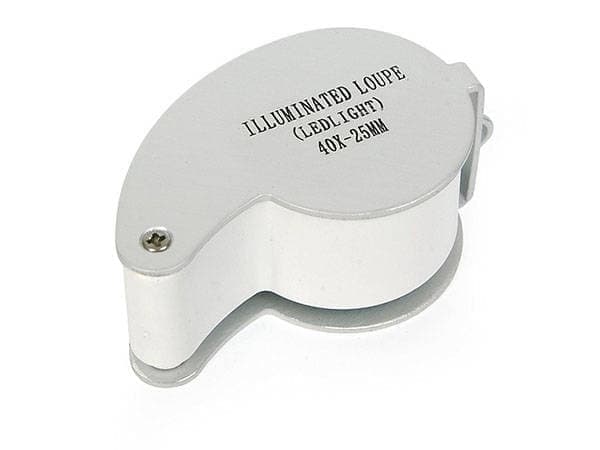 Luppi / Suurennuslasi - 40x Suurennus & LED-valo