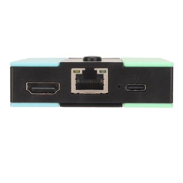 TV-dockningsstation 5-i-1 2USB 45W USB C RJ45 HD Multimedia Interface Gigabit Ethernet Portabel TV-dockningsstation för Switch Blå Grön