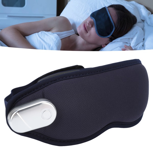 Øyemassør Varme Is Vibrasjonsskyggelegging Lindre øyetretthet Intelligent massasjeutstyr for å sove