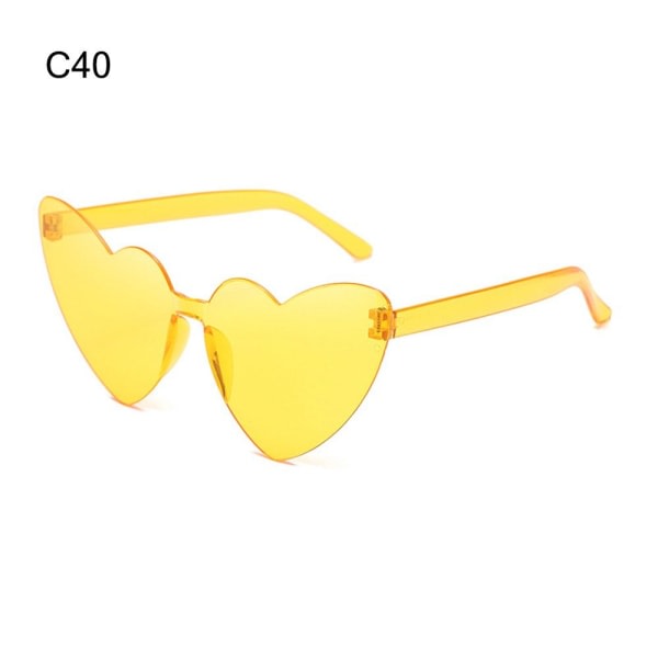 Hjerteformede solbriller Hjertesolbriller C40 C40 C40 C40