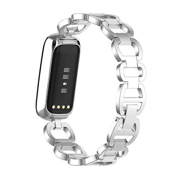 Udskiftningsarmbånd i rustfrit stål til Fitbit Luxe/Special Edition - Sølv