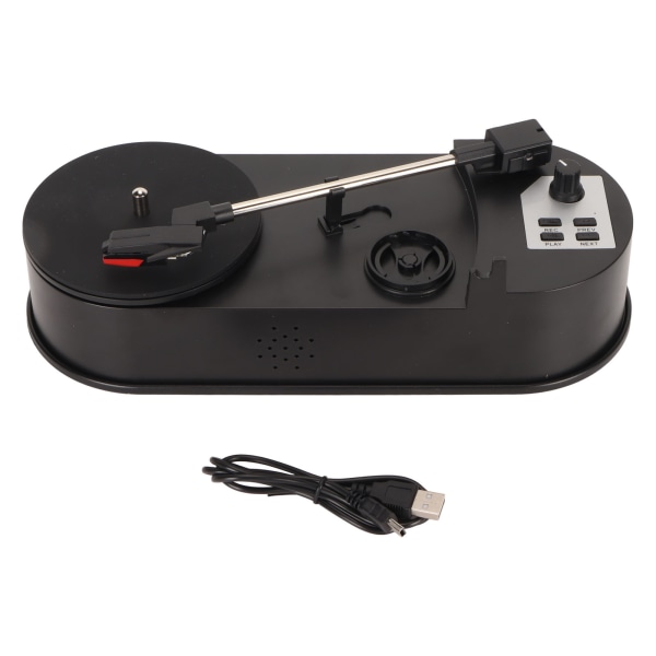 Platespiller Platespiller Bærbar USB til MP3-omformerstøtte 33 45 PRM Vintage-spiller med 3,5 mm stereominnekortspor