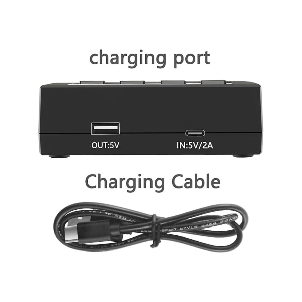 Liitokala Lii-m4 4-plasser batterilader med LCD-skjerm for 18650 26650 14500 Aa Aaa litium Nimh-batteri Smart oppladbar batterilader