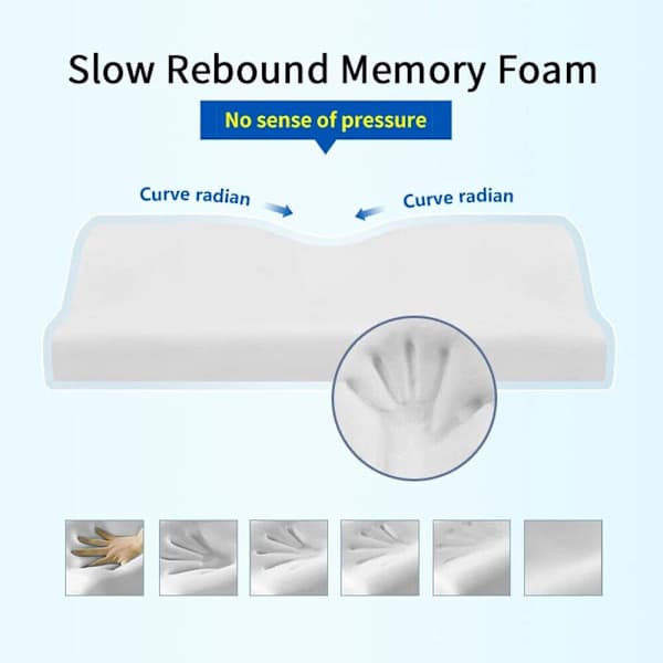 Memory Foam Pude Hovedpuder Ortopædisk Pude