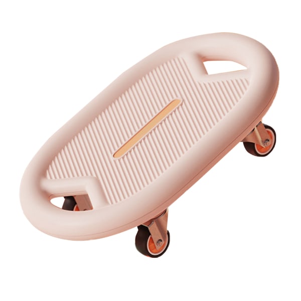 Abdominal Fitness Skateboard Lavstøjsforøgelse Cardiorespiratory Function Træningsskateboard med knæpude Pink