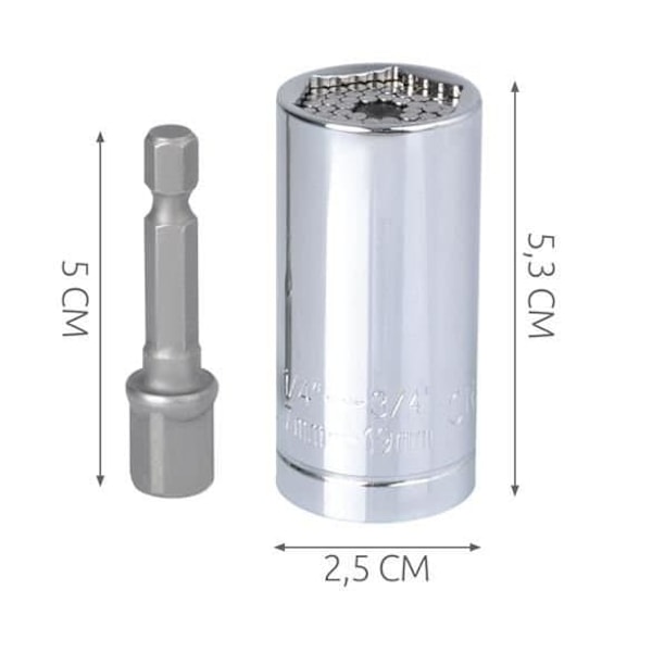 Multihylse / Universalhylse - 7-19mm—pa