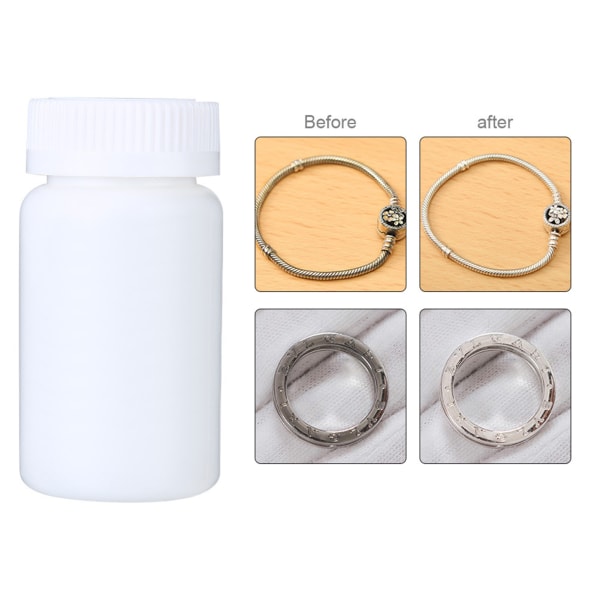 Anti-anløbende smykkerens flydende smykkerenser vedligeholdelsestilbehør (40mL)
