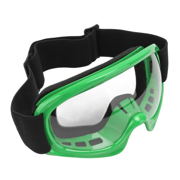 Kids Dirt Bike Goggles Slagmodstand UV-beskyttelse Motorcykelbriller til udendørs cykling Ski ATV Off Road Racing Grøn