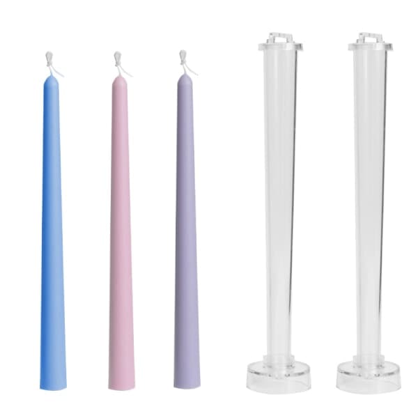 2-pack Avsmalnande Ljusform, Ljuskroppsformar för Ljus 2-Pack—PA