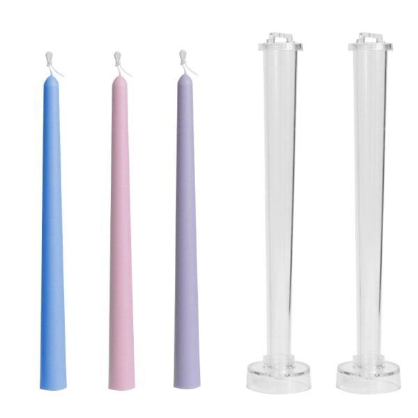 2-pack Taper Candle Form, Candle Body Molds för Candle 2-Pack