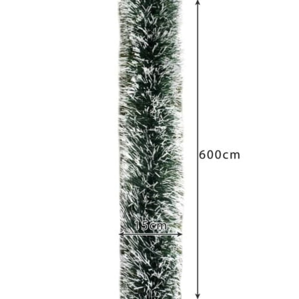 Juletrepynt Frostet - 6m—pa