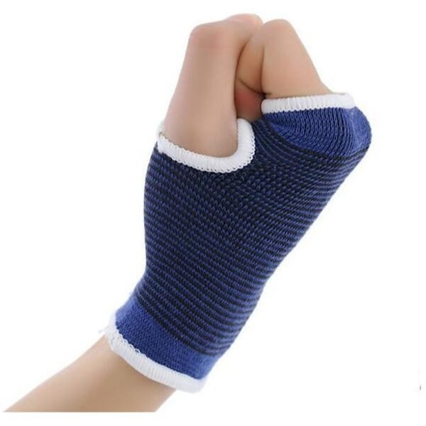 Polyesterbomulls stickad handledsskydd handledsskydd handflata sport hälsovård varm skyddsutrustning